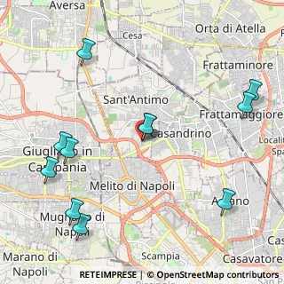 Mappa Via Sandro Pertini, 80029 Sant'Antimo NA, Italia (2.73364)