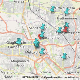 Mappa Via Sandro Pertini, 80029 Sant'Antimo NA, Italia (2.23867)
