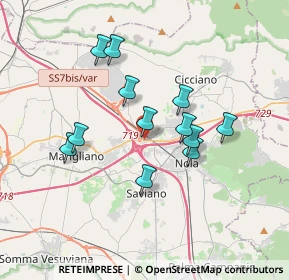 Mappa Nola S.S. 7 bis, 80035 Nola NA, Italia (3.25083)