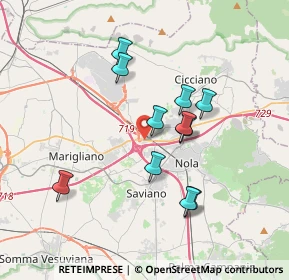 Mappa Nola S.S. 7 bis, 80035 Nola NA, Italia (3.39727)