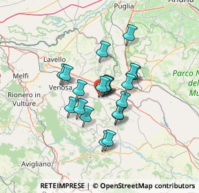 Mappa Viale dei Ciccotti, 85026 Palazzo San Gervasio PZ, Italia (10.162)