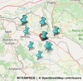 Mappa Viale Martiri Di Via Fani, 85026 Palazzo San Gervasio PZ, Italia (10.50375)