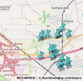 Mappa Traversa 2 Nazionale delle Puglie, 80035 Cimitile NA, Italia (1.0585)