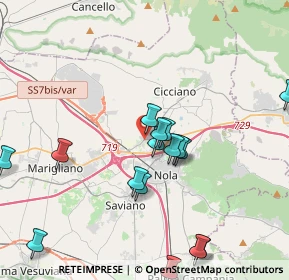 Mappa Traversa 2 Nazionale delle Puglie, 80035 Cimitile NA, Italia (4.56813)