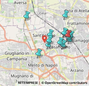 Mappa 81030 Sant'Antimo NA, Italia (1.73267)