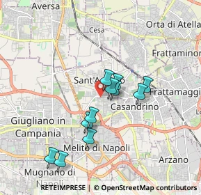 Mappa 81030 Sant'Antimo NA, Italia (1.58545)