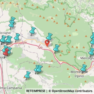 Mappa Via S. Silvestro, 83027 Mugnano del cardinale AV, Italia (7.1265)