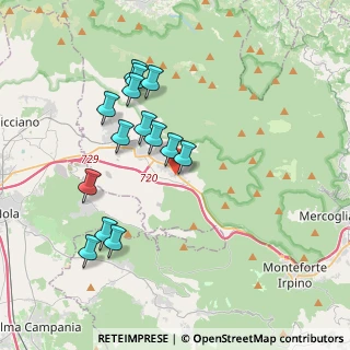 Mappa Via S. Silvestro, 83027 Mugnano del cardinale AV, Italia (3.88286)
