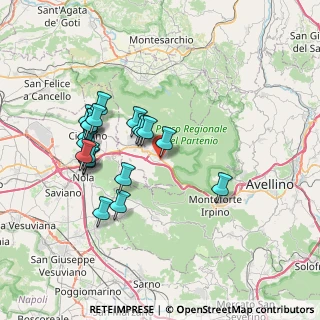 Mappa Via S. Silvestro, 83027 Mugnano del cardinale AV, Italia (7.262)