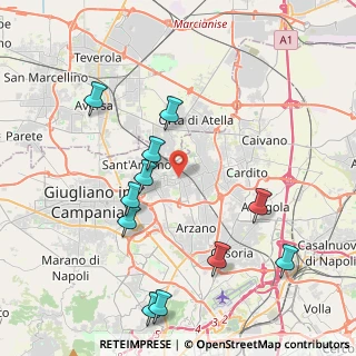 Mappa Via Volturno, 80028 Grumo Nevano NA, Italia (4.79545)