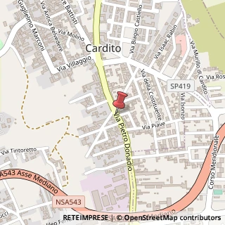 Mappa Via Donadio, 168, 80024 Cardito, Napoli (Campania)