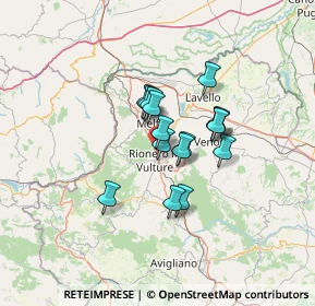 Mappa Zona Pip, 85022 Barile PZ, Italia (9.48438)