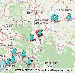 Mappa SP 221, 83100 Avellino AV (17.83385)