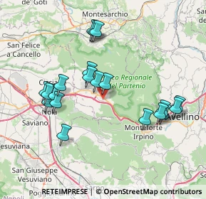 Mappa Via Innocenti, 83027 Mugnano del Cardinale AV, Italia (8.133)