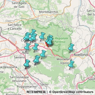 Mappa Via Innocenti, 83027 Mugnano del Cardinale AV, Italia (6.62842)