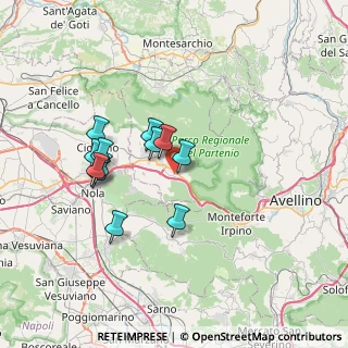 Mappa Via Innocenti, 83027 Mugnano del Cardinale AV, Italia (6.53167)