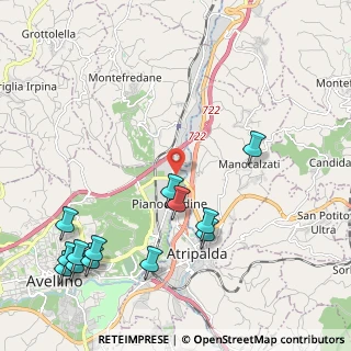 Mappa Via Campo di Fiume, 83100 Avellino AV, Italia (2.86385)