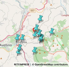 Mappa Via Filangieri, 83039 Pratola Serra AV, Italia (3.21286)