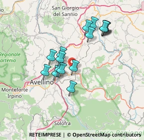 Mappa Via Filangieri, 83039 Pratola Serra AV, Italia (6.63063)