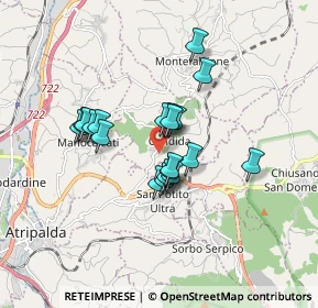 Mappa Via Filangieri, 83039 Pratola Serra AV, Italia (1.3775)