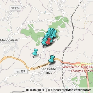 Mappa Via Filangieri, 83039 Pratola Serra AV, Italia (0.425)
