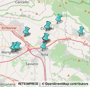 Mappa Via Carlo Pisacane, 80035 Nola NA, Italia (3.77923)