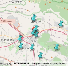 Mappa Via Carlo Pisacane, 80035 Nola NA, Italia (3.86636)