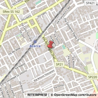 Mappa Via Napoli, 1/3, 80011 Acerra, Napoli (Campania)