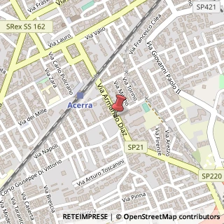 Mappa Via Armando Diaz, 48, 80011 Acerra NA, Italia, 80011 Acerra, Napoli (Campania)