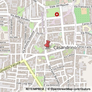 Mappa Via Antonio Campofreda, 7, 80025 Casandrino, Napoli (Campania)