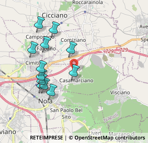 Mappa Via Circumvallazione, 80032 Casamarciano NA, Italia (2.03167)