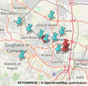 Mappa Via Raffaele Chiacchio, 80028 Grumo Nevano NA, Italia (3.42833)