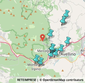 Mappa Piazzale San Guglielmo - Santuario di Montevergine, 83013 Mercogliano AV, Italia (4.06417)