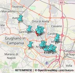 Mappa Via Sant'Antonio, 80028 Grumo Nevano NA, Italia (3.2)
