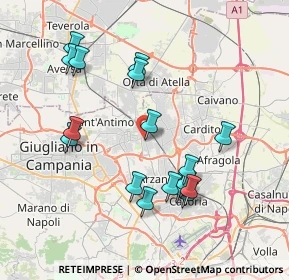 Mappa Via Sant'Antonio, 80028 Grumo Nevano NA, Italia (4.13176)