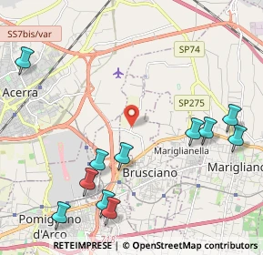 Mappa SP Quaranta Moggia, 80031 Brusciano NA, Italia (2.81818)