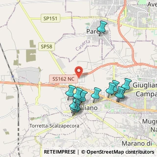 Mappa Via santa maria cubito CC Grande Sud, 80014 Giugliano in Campania NA, Italia (2.12643)