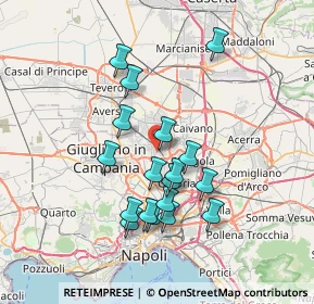 Mappa Via Giosuè Carducci, 80028 Grumo Nevano NA, Italia (6.93778)