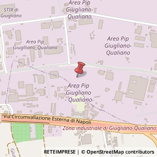 Mappa Contrada Riccio Area Asi, 80014 Giugliano in Campania, Napoli (Campania)