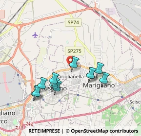 Mappa Via XI Settembre, 80030 Mariglianella NA, Italia (1.85545)