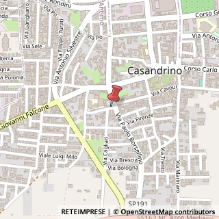 Mappa Via Paolo Borsellino, 15, 80025 Casandrino, Napoli (Campania)