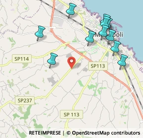 Mappa SP 237, 70043 Monopoli BA, Italia (2.48636)