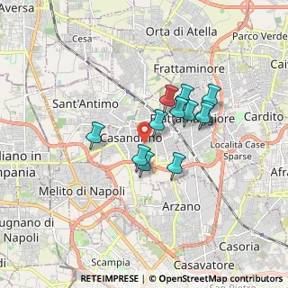 Mappa Via G. Siani, 80028 Casandrino NA, Italia (1.39667)