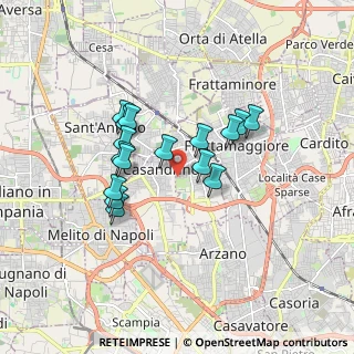 Mappa Via G. Siani, 80028 Casandrino NA, Italia (1.50313)