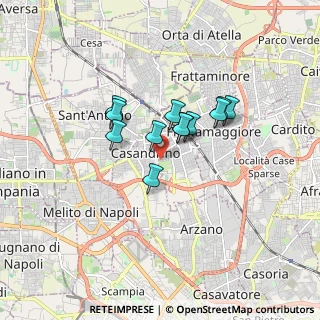 Mappa Via G. Siani, 80028 Casandrino NA, Italia (1.25)