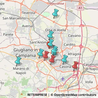 Mappa Via G. Siani, 80028 Casandrino NA, Italia (3.26727)