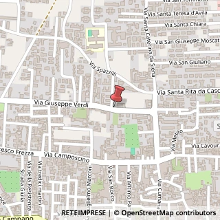 Mappa Via Giuseppe Verdi, 25A, 80014 Giugliano in Campania, Napoli (Campania)