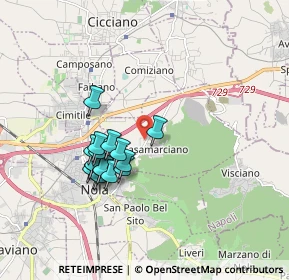 Mappa Via Circumvallazione, 80032 Casamarciano NA, Italia (1.66412)