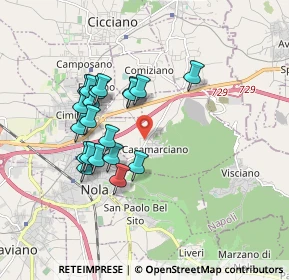 Mappa Via Circumvallazione, 80032 Casamarciano NA, Italia (1.689)