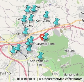 Mappa Via Circumvallazione, 80032 Casamarciano NA, Italia (2.11286)